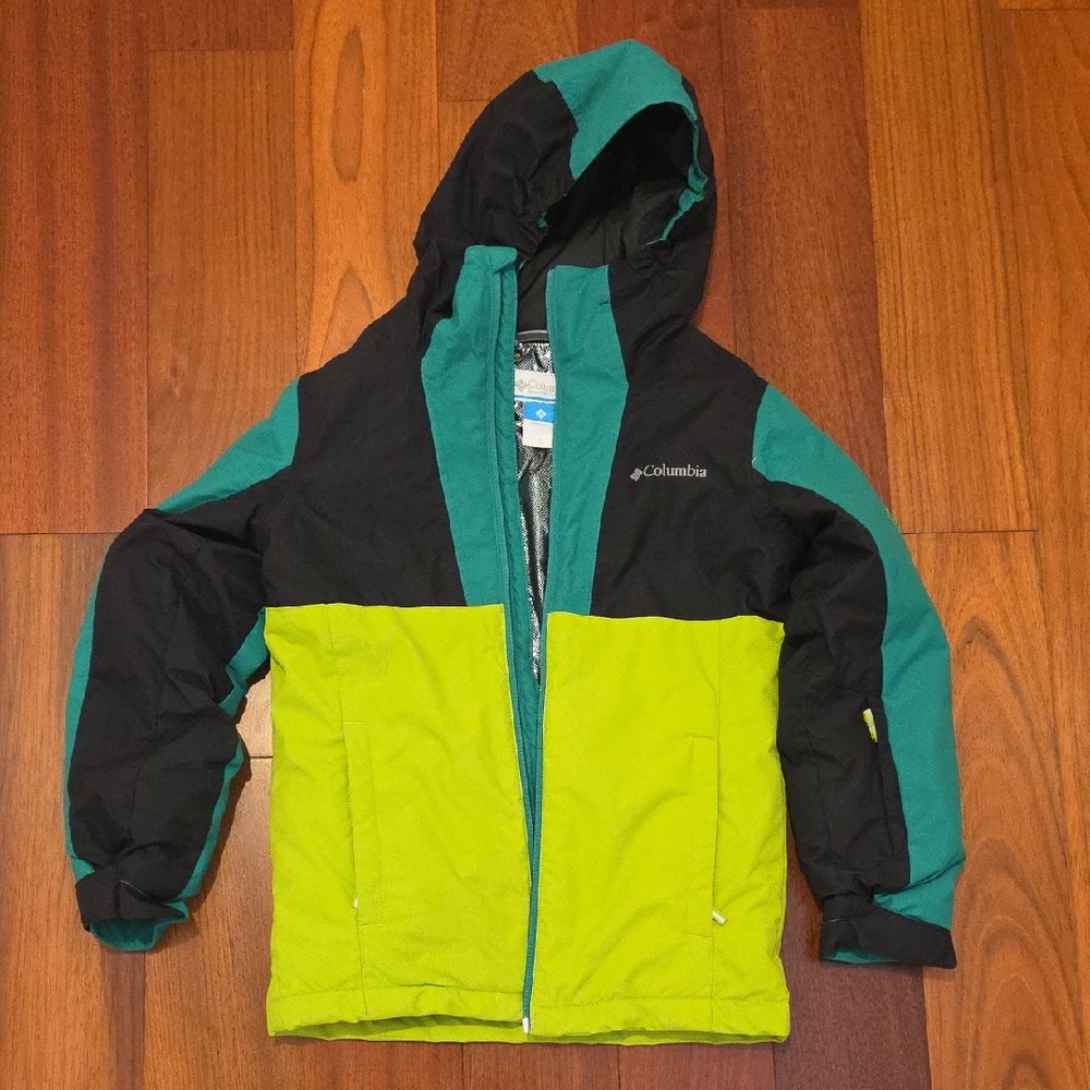 Columbia Kids Omni Tech Ski Snowboard Hooded Jacket SMALL